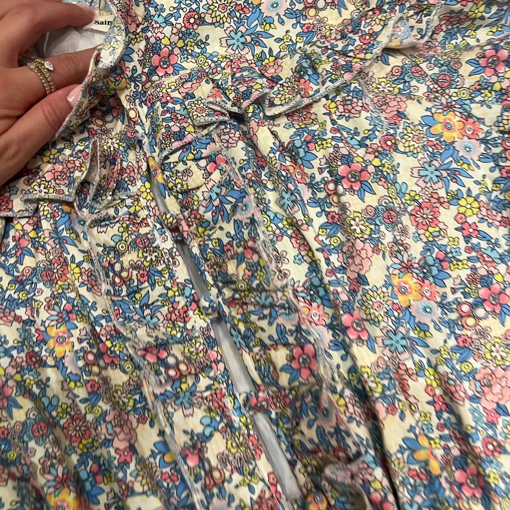 Floral Ruffle Dress - Picture 2 of 4